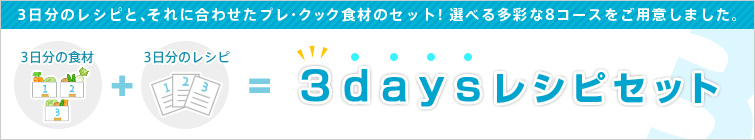 3daysレシピセット
