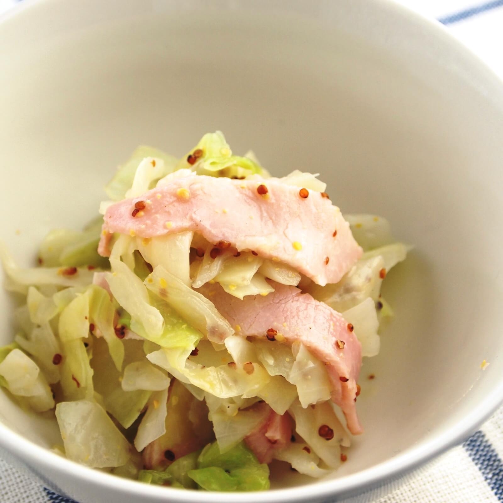 キャベツとハムのホットサラダ キャベツとハムのホットサラダ
