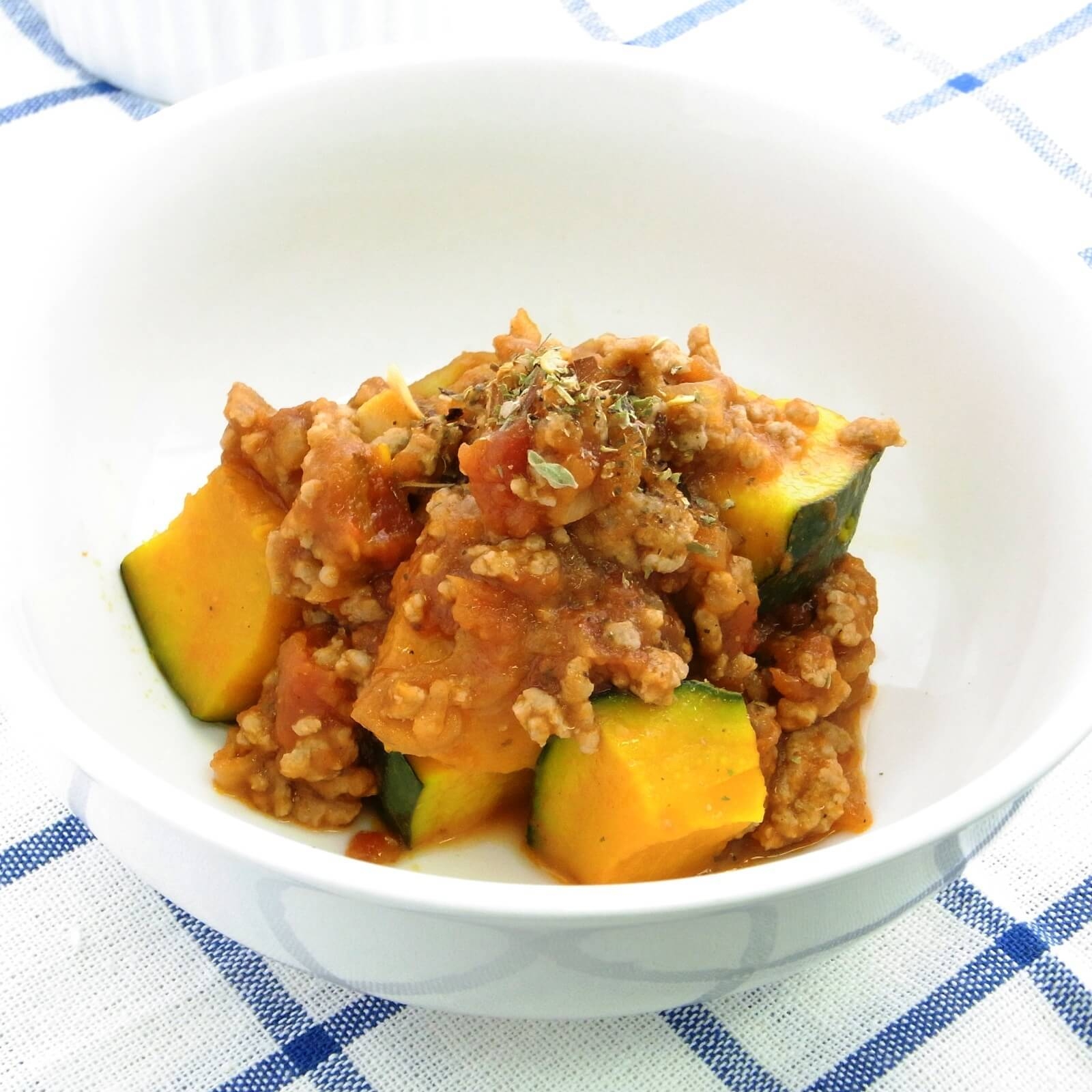 かぼちゃのチリコンカン風煮 かぼちゃのチリコンカン風煮