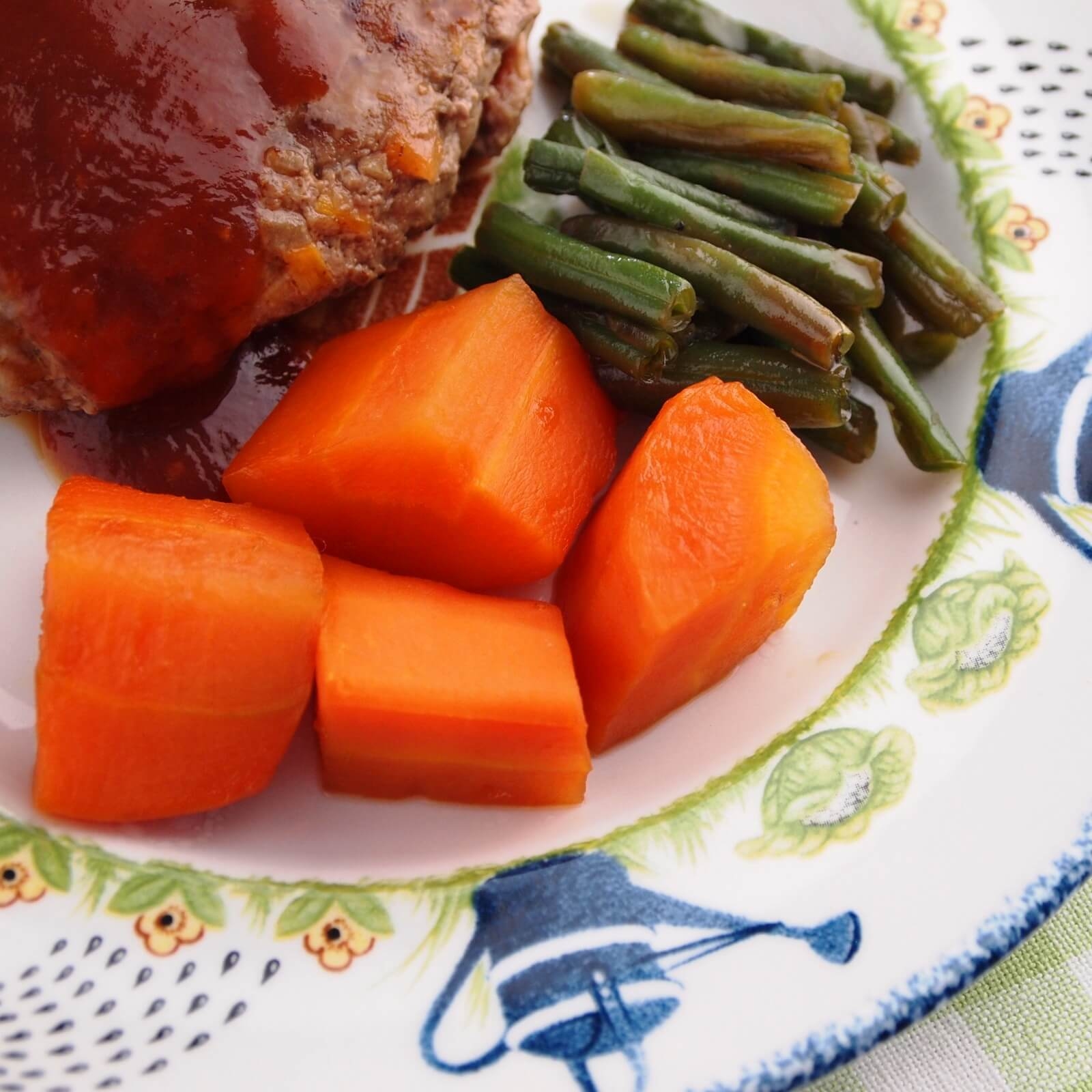 にんじんといんげんのグラッセ にんじんといんげんのグラッセ