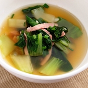 チンゲン菜の中華スープ