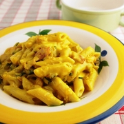 かぼちゃのクリームパスタ