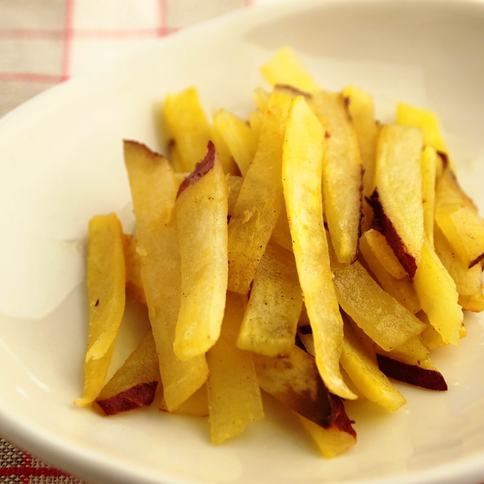 さつまいもの塩バター炒め さつまいもの塩バター炒め