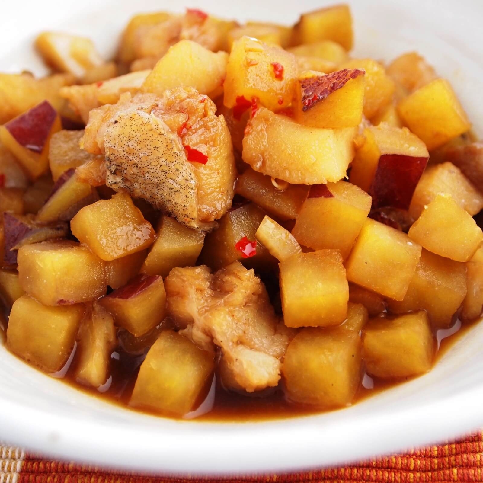 さつまいもとたらの炒め煮 さつまいもとたらの炒め煮