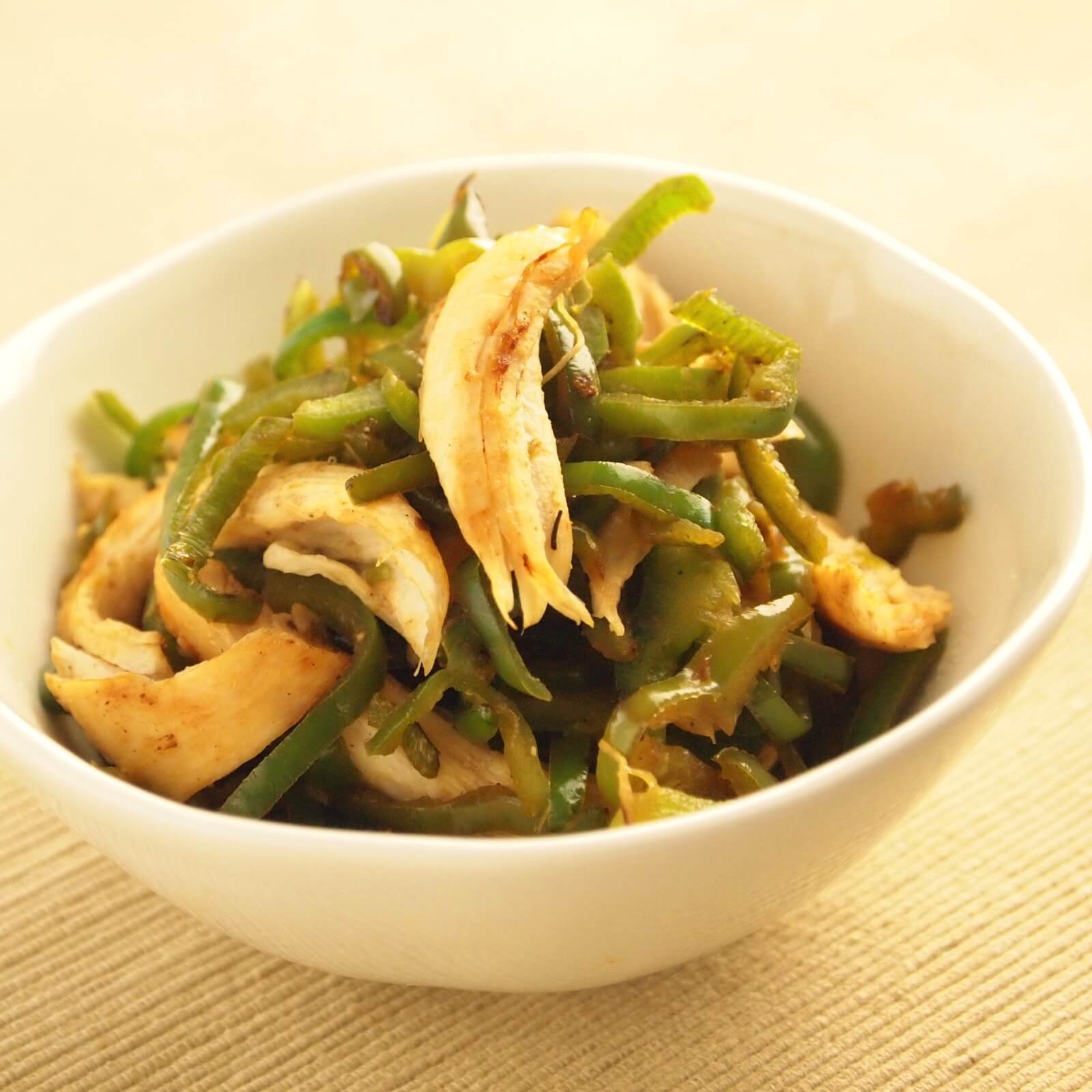 ピーマンとささみのポン酢合わせ ピーマンとささみのポン酢合わせ