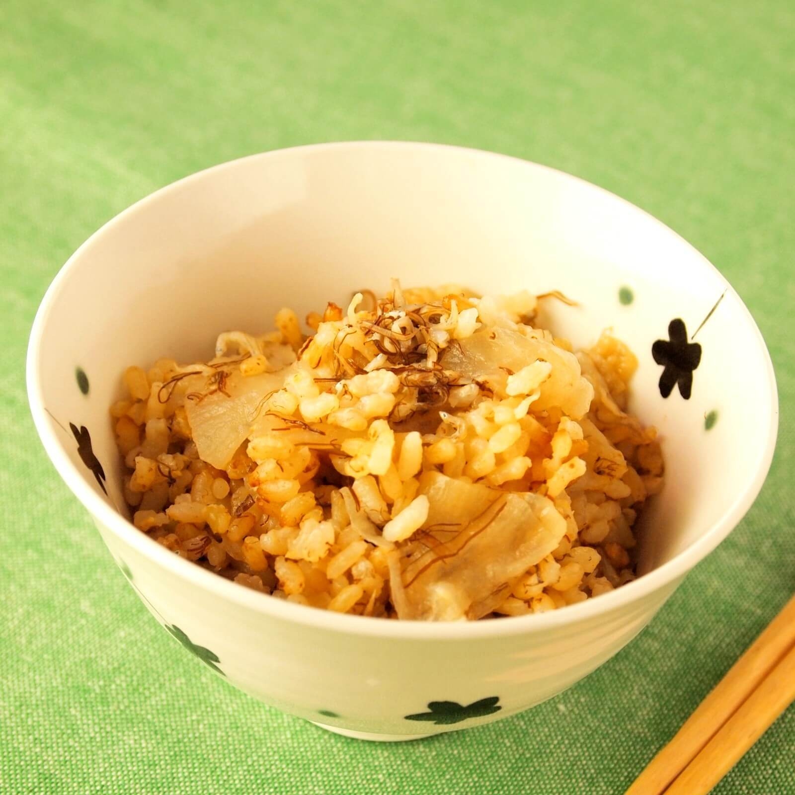 大根とじゃこのあっさりごはん 大根とじゃこのあっさりごはん