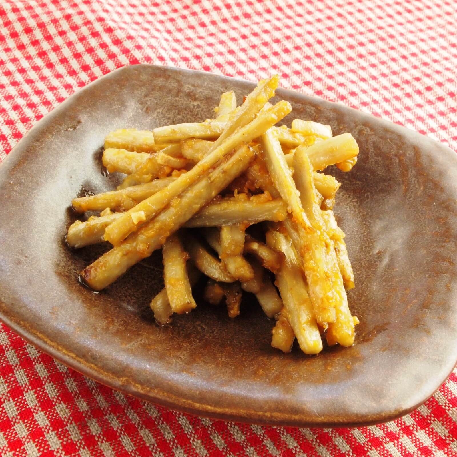 ごぼうのみそ炒め