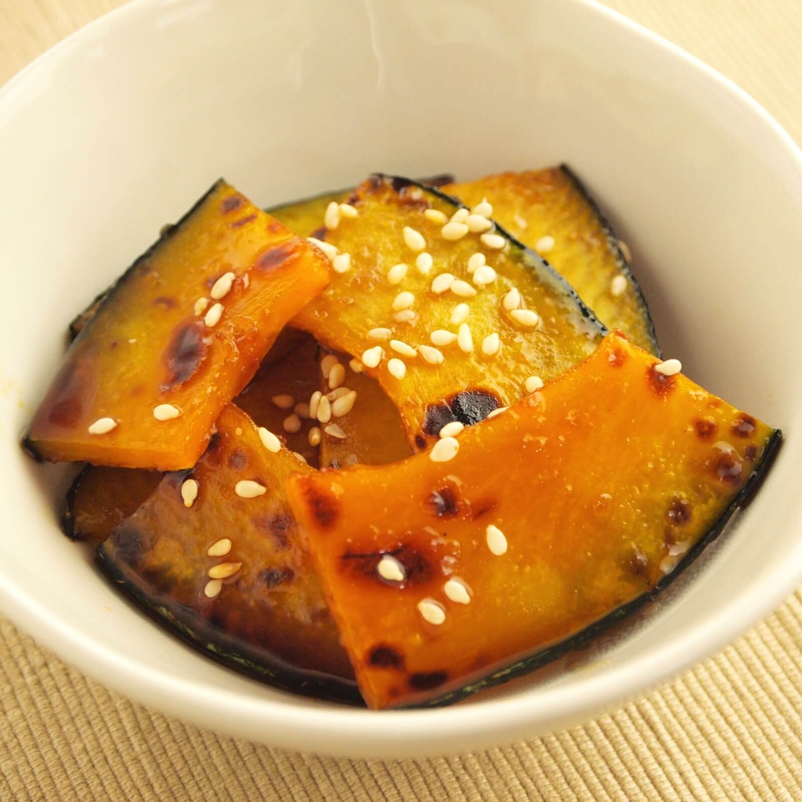 かぼちゃの煮びたしガーリック風味 かぼちゃの煮びたしガーリック風味