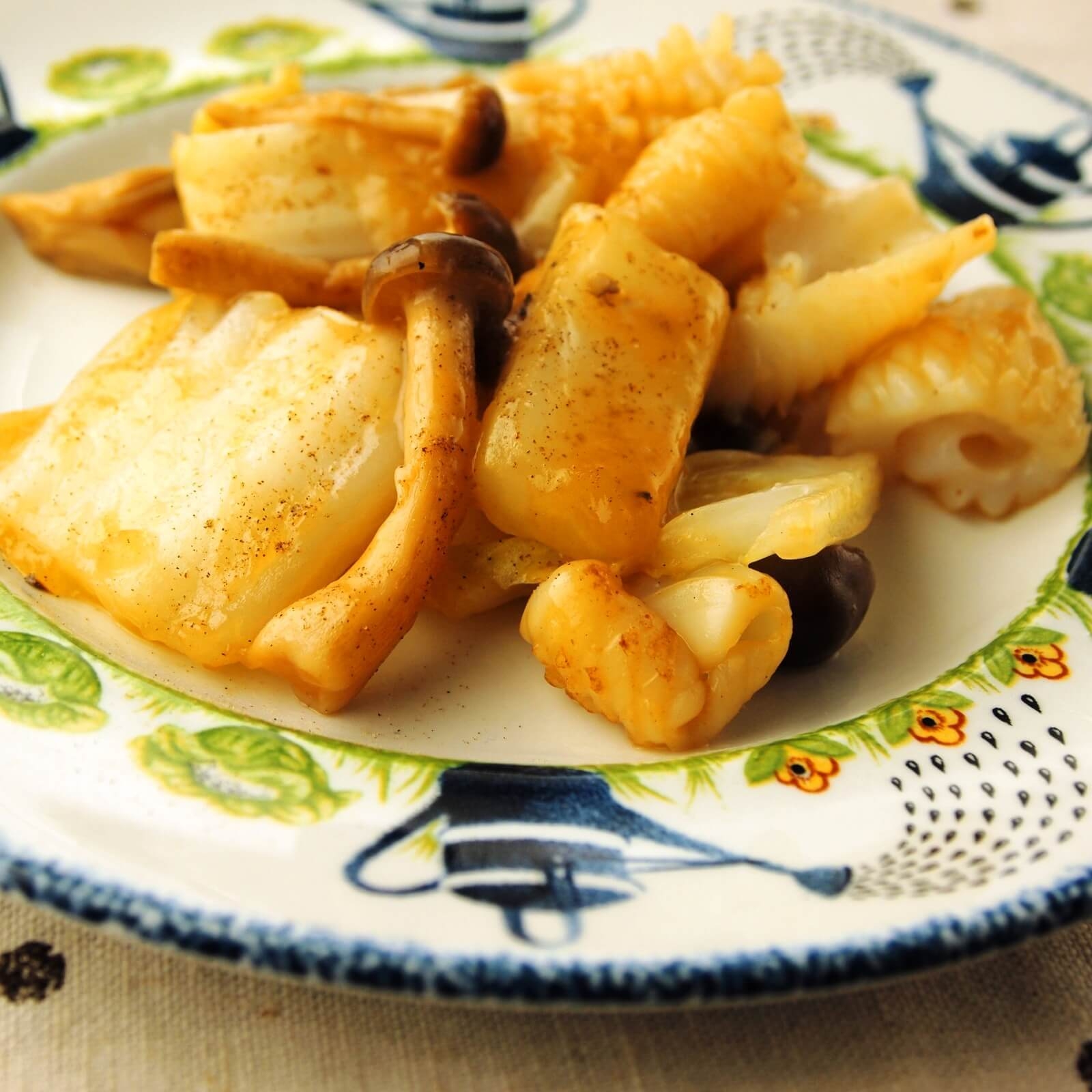 はくさい・いか・きのこのとろり炒め はくさい・いか・きのこのとろり炒め