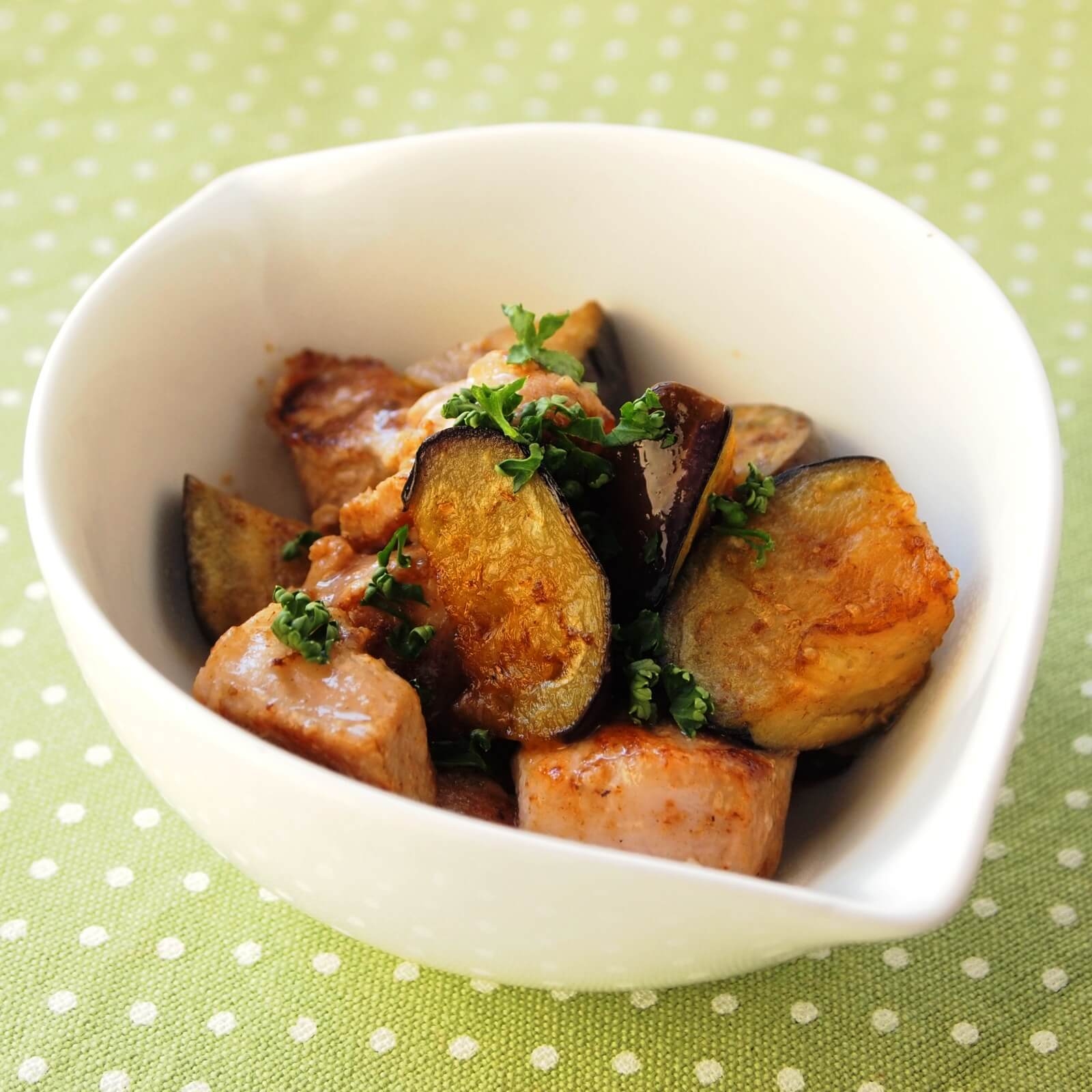 なすと鶏肉のマヨネーズ炒め なすと鶏肉のマヨネーズ炒め