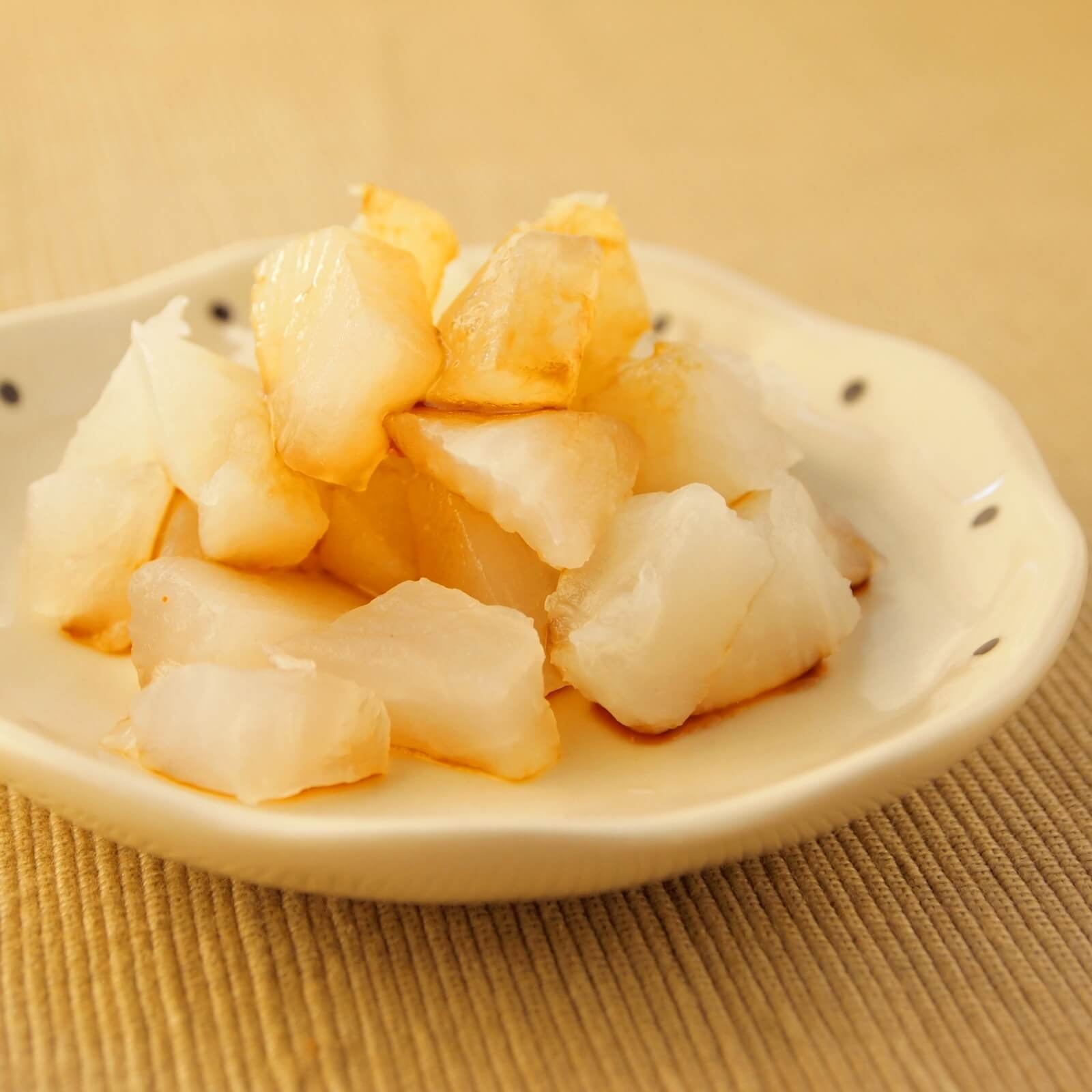 絞りだいこんのごま塩だれかけ 絞りだいこんのごま塩だれかけ