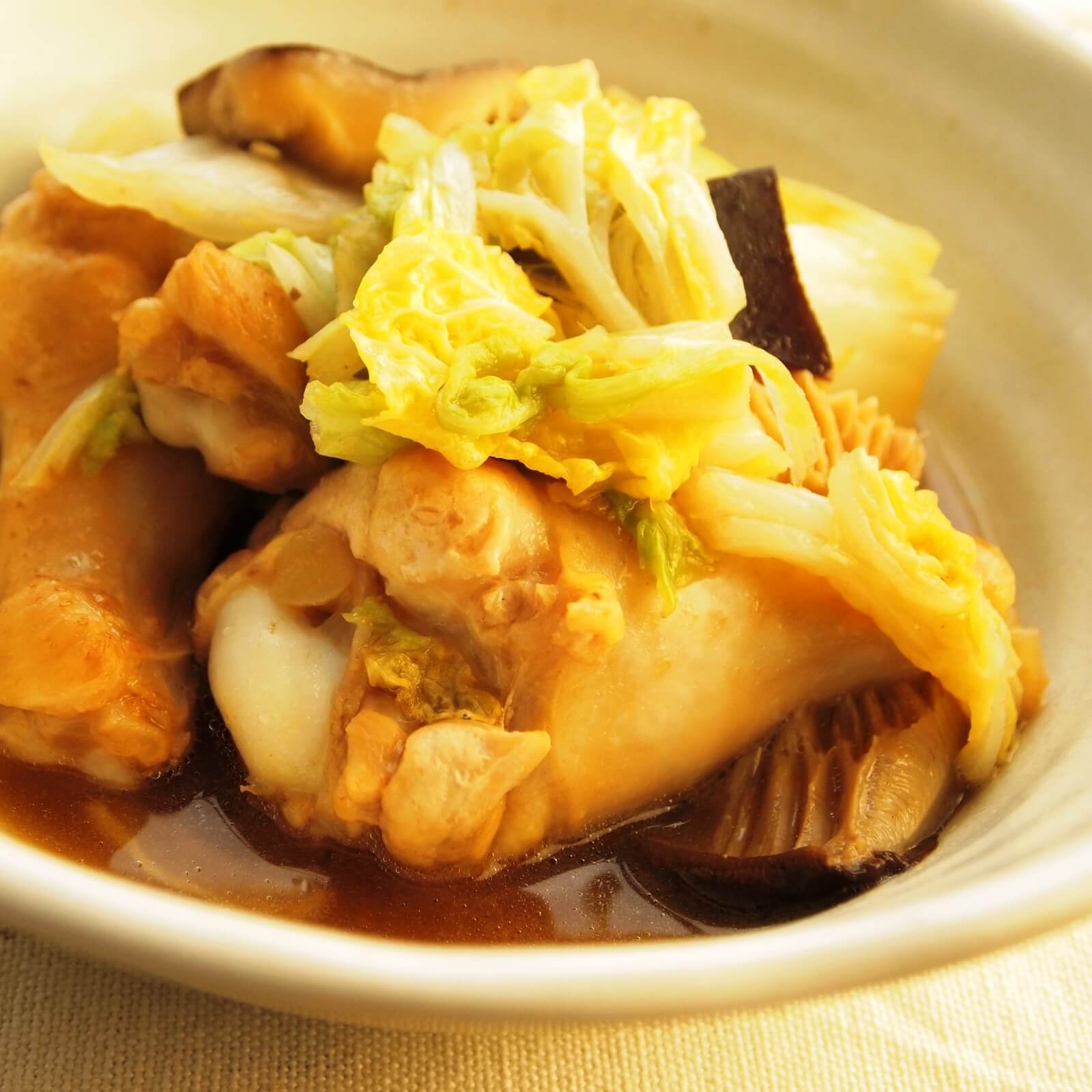 はくさいと鶏肉の煮物