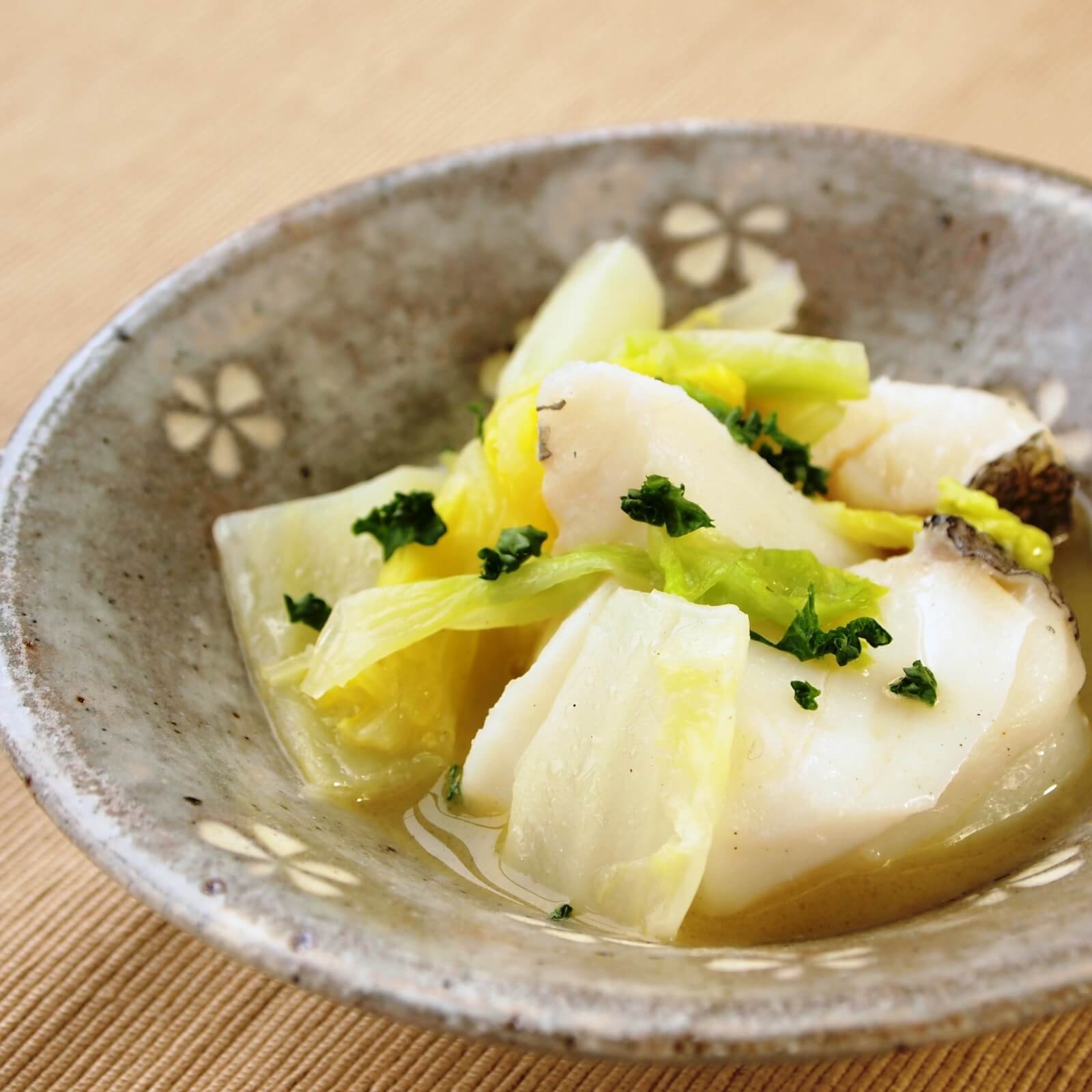 はくさいとたらの洋風煮 はくさいとたらの洋風煮