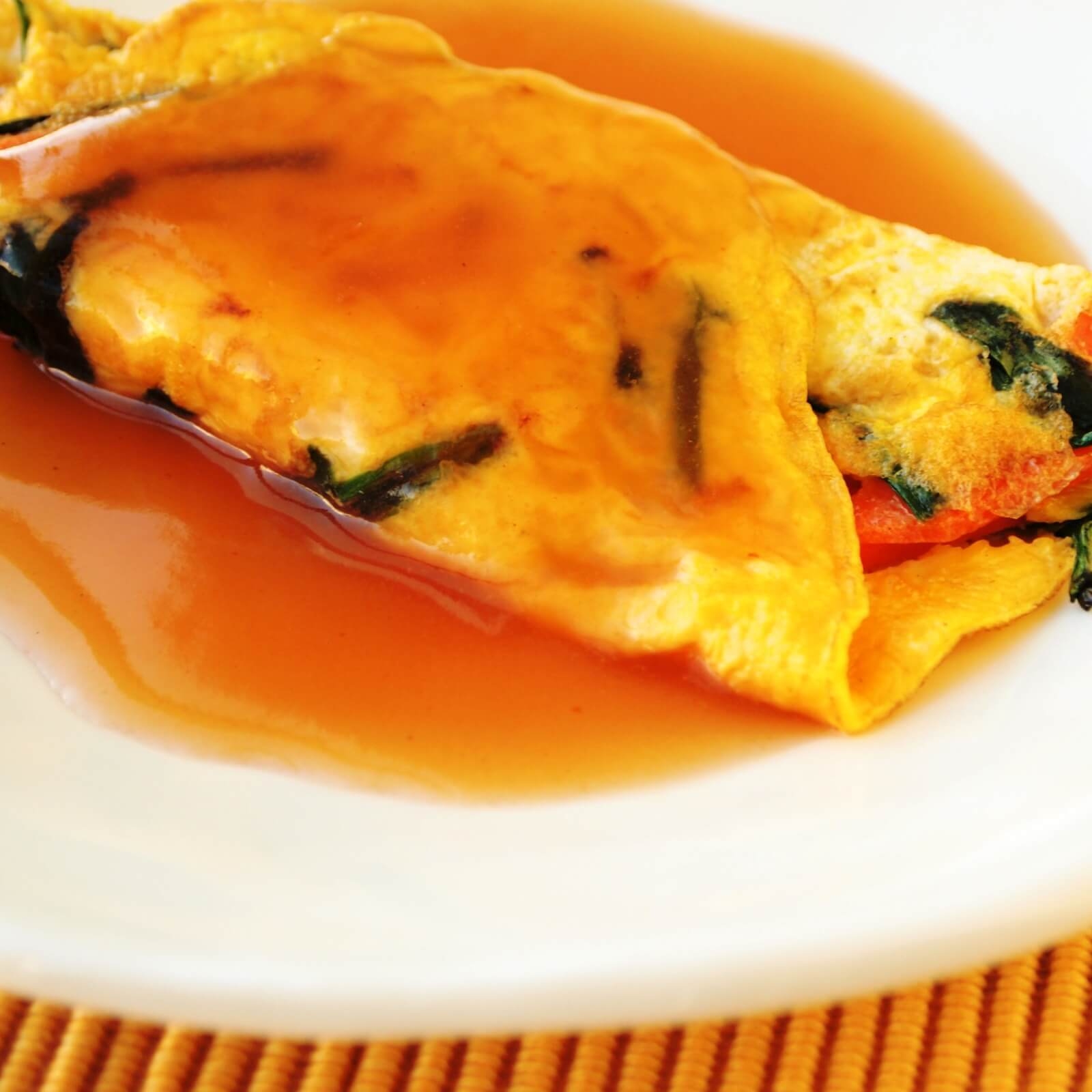 天津風甘酢あんかけ 天津風甘酢あんかけ