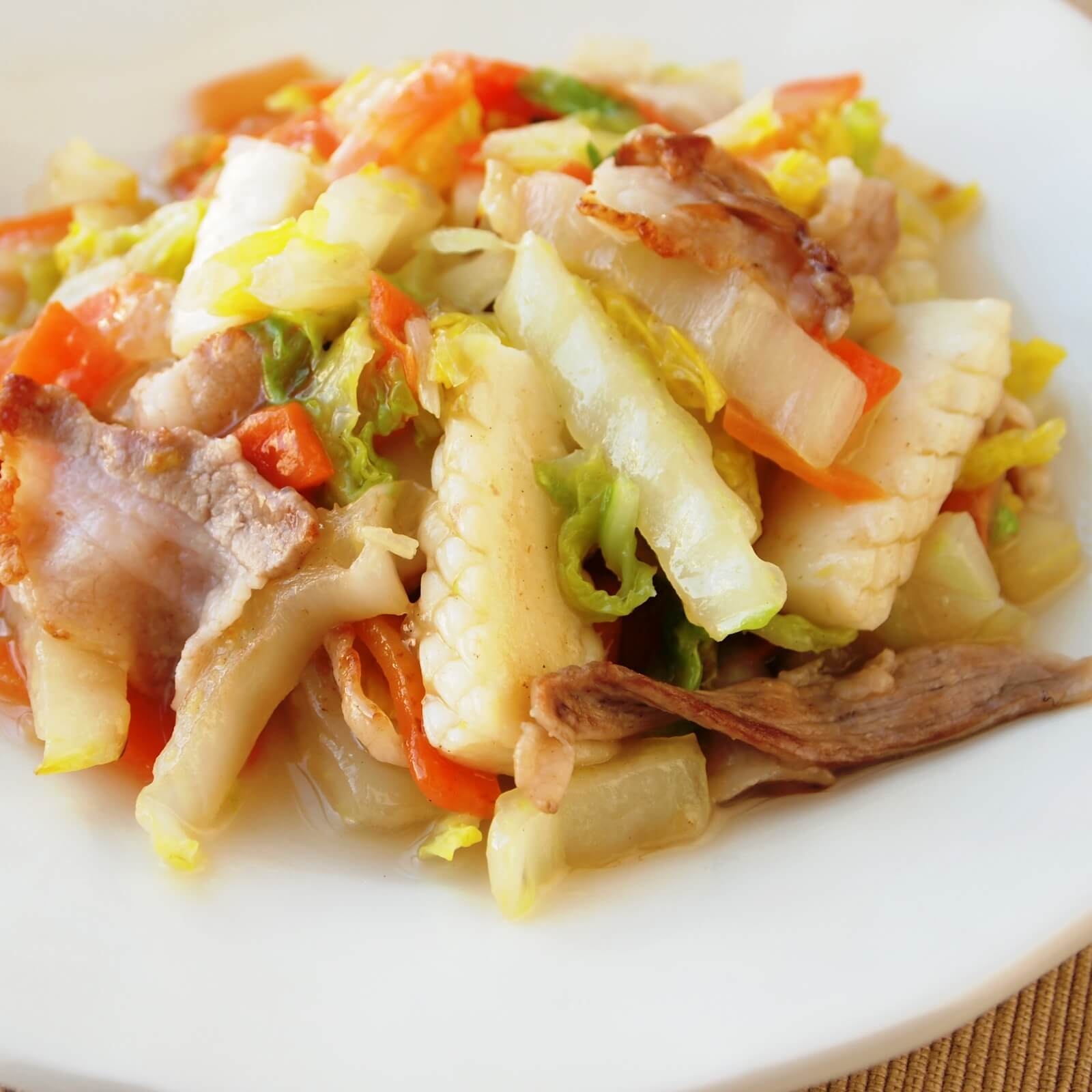 はくさいとにんじんの炒めあんかけ 時短レシピ イエコックの宅配カット野菜を使って 素早くおいしく Iecook はくさいとにんじんの炒めあんかけ 時短レシピ イエコックの宅配カット野菜を使って 素早くおいしく Iecook
